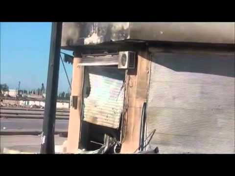 مقابلة فدوى سليمان للأهالي في البياضة في محافظة حمص