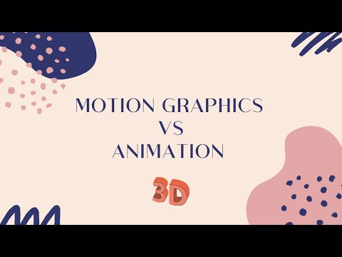 Is there a difference between Motion Graphics Vs Animation?