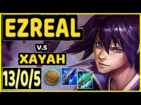 FREEZE (EZREAL) vs XAYAH - 13/0/5 KDA BOTTOM ADC GAMEPLAY - EUW Ranked MASTER