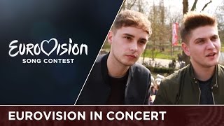 Joe and Jake (United Kingdom) sing an acoustic version of &#39;You&#39;re Not Alone&#39;