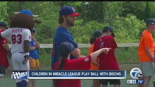 Buffalo Bisons play ball with Miracle League