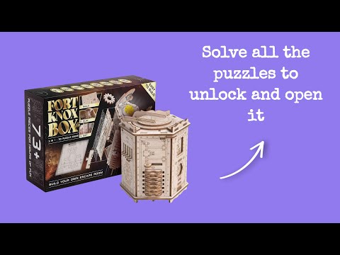 3 in 1 3D Puzzle Game Fort Knox Box Constructor
