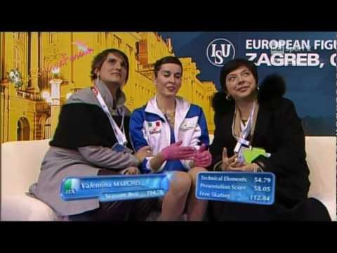 ISU ZAGREB 2013 -22/25-  LADIES FP - Valentina MARCHEI - 26.01.2013