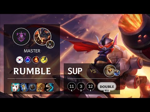 Rumble Support vs Bard - KR Master Patch 10.19