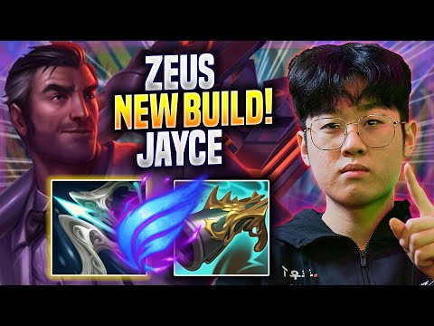 ZEUS PLAYS JAYCE WITH NEW BUILD! - T1 Zeus Plays Jayce TOP vs K'sante! | Preseason 2023