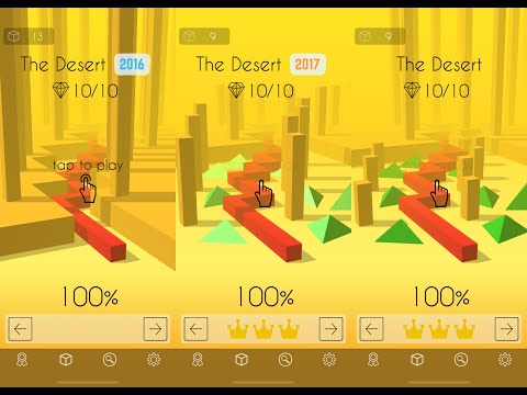 Dancing Line Community Edition - The Desert 2016 vs 2017 vs 2018 (29 32 33)