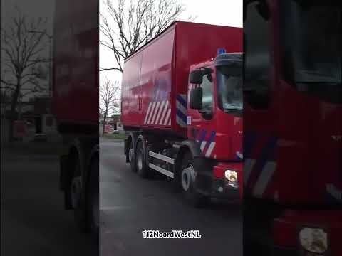 BBC Brandweer Amstelveen met Spoed onderweg in IJmuiden #einsatz #brandweer #feuerwehr #strażpożarna