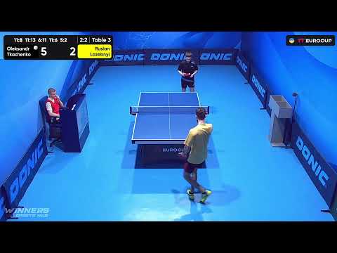 09:55 Oleksandr Тkachenko  - Ruslan Lazebnyi 30.07.2023 TT Euro.Cup Ukraine Star. TABLE 3
