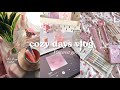 a cozy vlog 🎀💌 Pinterest girl life, stationery giveaway, hauls, what I eat + more | aesthetic vlog