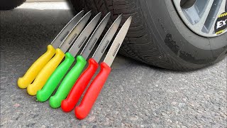 Experiment Car vs Knife, Coca Cola, Fanta, Mirinda Balloons Sodas vs Mentos in Underground | Test Ex