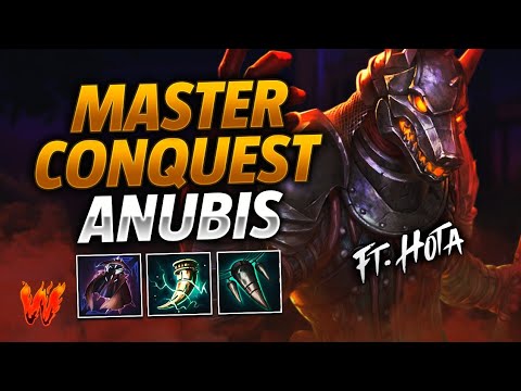 ANUBIS, SE CONFIA EN EL DOBLE LIFESTEAL ft. Hota - Warchi - Smite Master Conquest