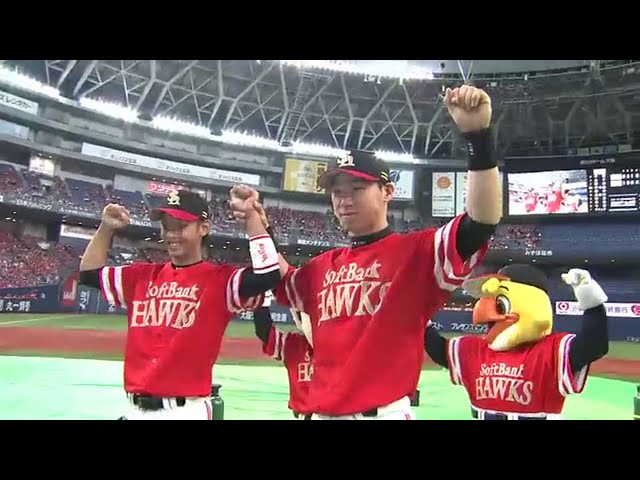 ホークス今宮選手・長谷川選手ヒーローインタビュー 2014/8/18 H-L