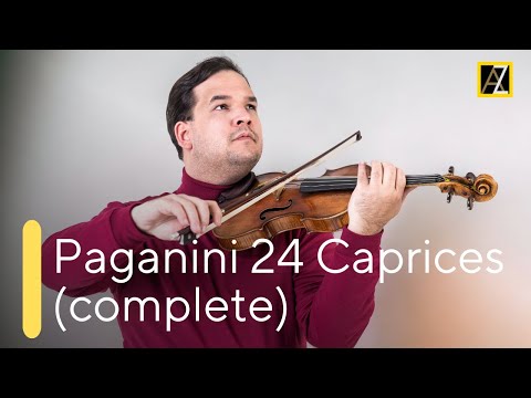 PAGANINI: 24 Caprices (complete) Antal Zalai, violin 🎵 classical music