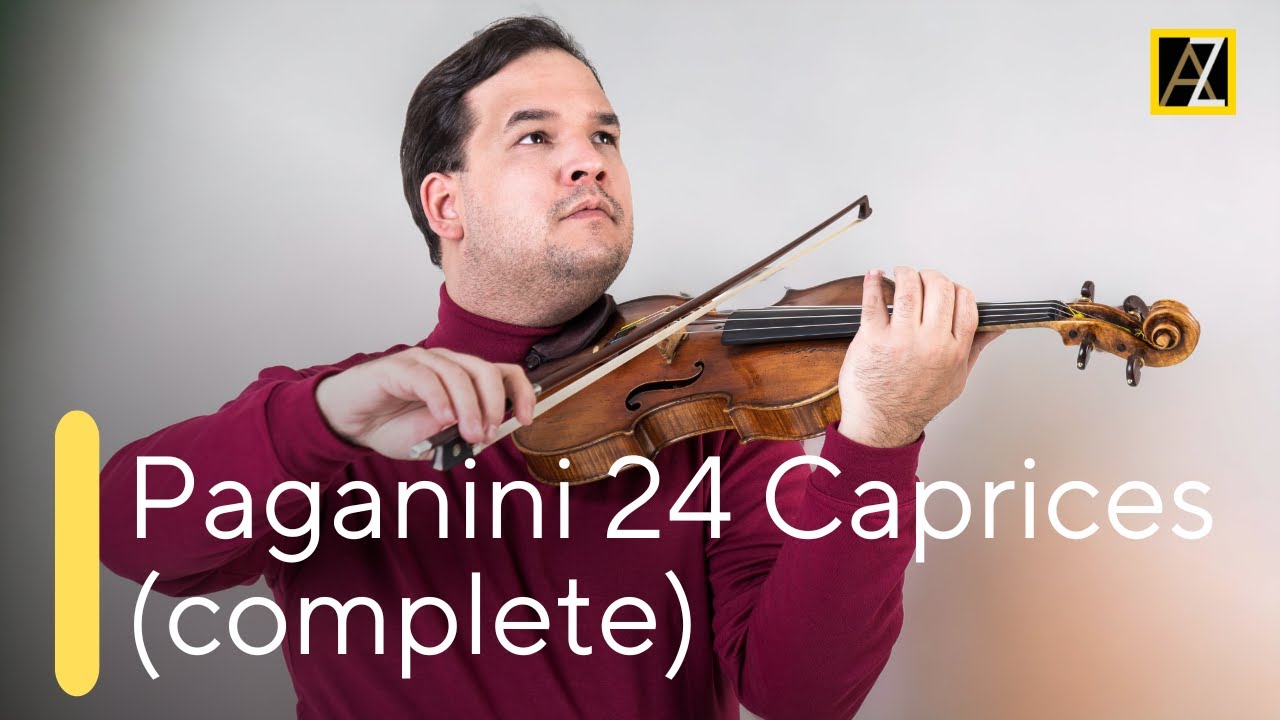 PAGANINI: 24 Caprices (complete) Antal Zalai, violin 🎵 classical music