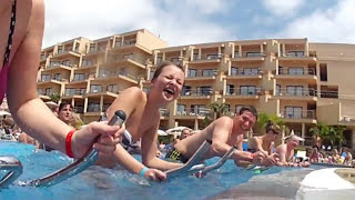 preview picture of video 'Aquabike - POOLBIKING en el Club Hotel Riu Buena Vista en Tenerife'