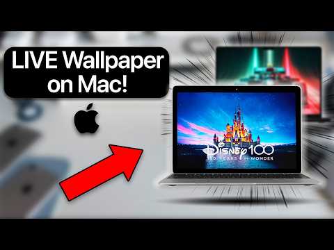 How To Set Live Wallpaper on ANY Mac!