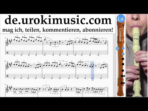 Blockflötenunterricht G. Fall Out Boy - Heaven's Gate Noten Lernen um-ih995