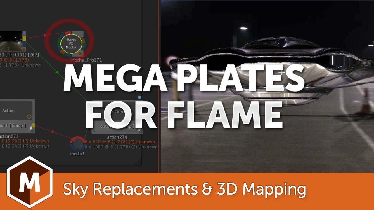 Mocha Pro: Mega Plates for Flame
