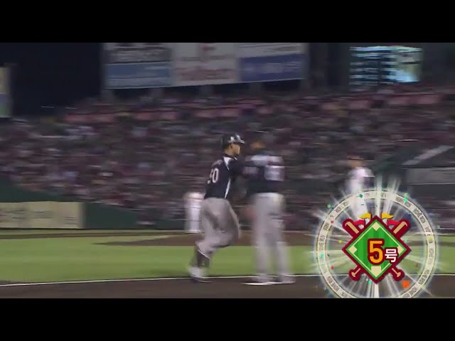【3回表】くるりと回転で!! マリーンズ・大嶺翔の内角さばきは5号同点ホームラン!! 2017/9/30 E-M