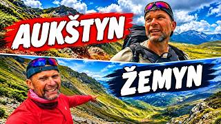 ALPĖS #11, PO ALINANČIO UŽKILIMO Į PERĖJĄ LAUKIA SMAGUS NUSILEIDIMAS