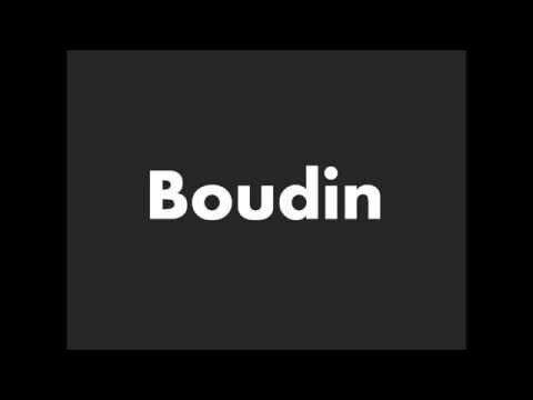 How to pronounce Boudin