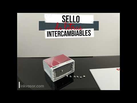 Sello de Letras intercambiables INKVASOR®