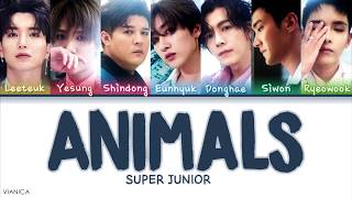 SUPER JUNIOR (슈퍼주니어) – &#39;ANIMALS&#39; (Color Coded Han/Rom/Eng Lyrics/가사) | by VIANICA