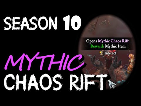 The Mythic Chaos Rift is Real! - Season 10 - Diablo 4