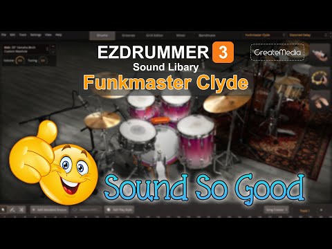 EZ Drummer 3  Sound Library | Funkmaster Clyde EZX | Support  Pro Tools - Cubase