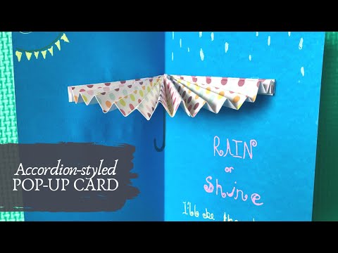 Easy Accordion Styled Pop Up Card Tutorial