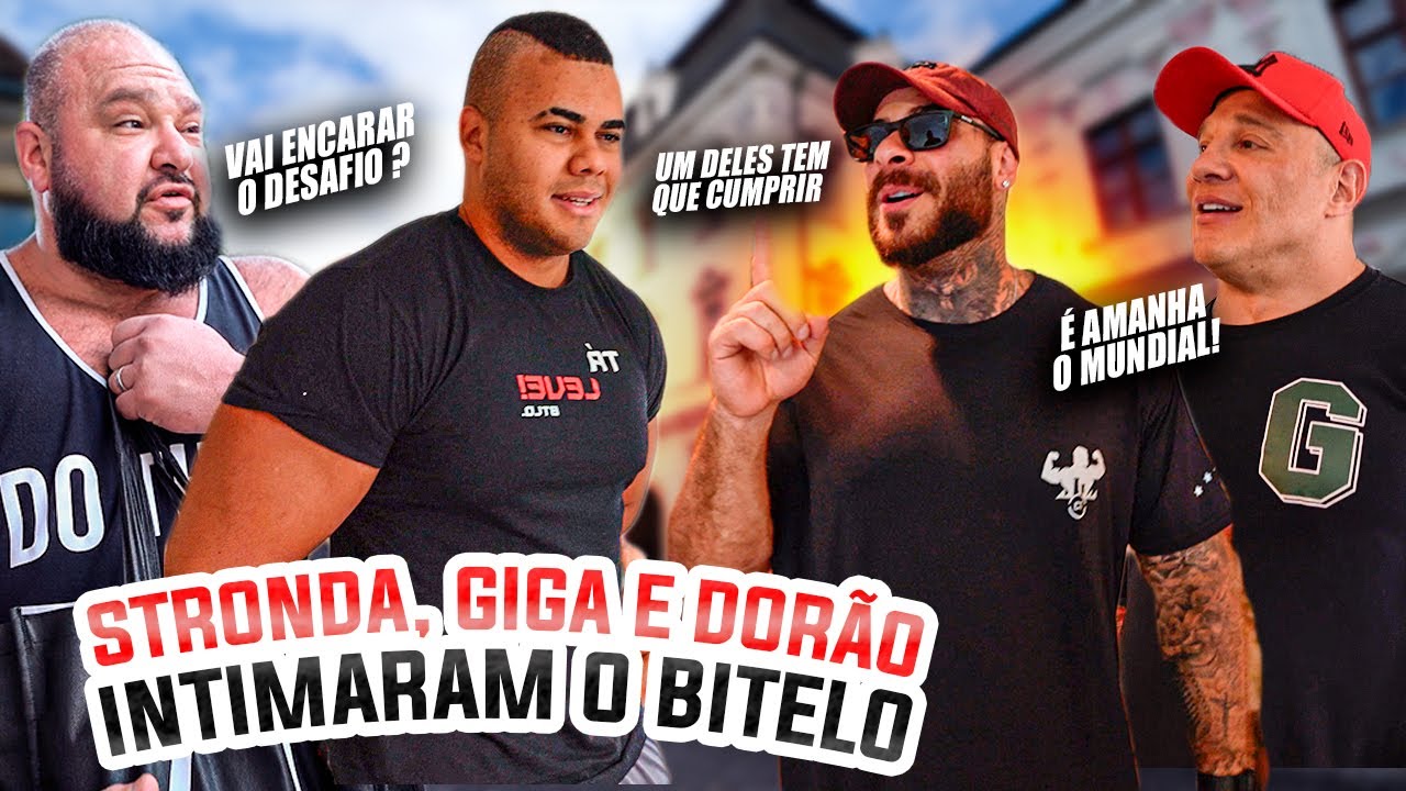 STRONDA E DORÃO ENCONTRAM BITELO E CUMPREM PROMESSA - FALTA 1 DIA PARA O MUNDIAL