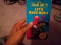 Sesame Street Let S Make Music 2000 VHS