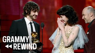 Watch Gotye &amp; Kimbra Win GRAMMY For “Somebody That I Used To Know” In 2013 | GRAMMY Rewind