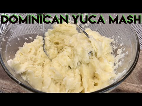 Dominican YUCA mash | mashed yuca recipes | mashed yuca vs potatoes | cassava mash | pure de yuca