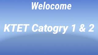 KTET Category 1 & 2 Final preperation class Part 1 | ktet psychology | Ktet 1 | ktet 2