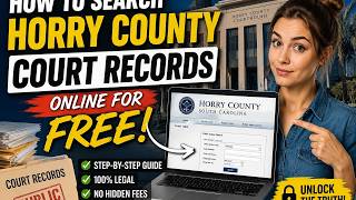 How to search Horry County court records online for free