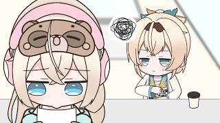 【手描き】ブラックコーヒーが飲めないござるさん【ホロライブ/風真いろは】