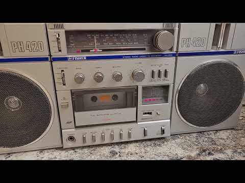 1980s BoomBox Fisher Model PH-420