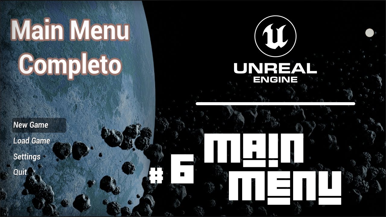 Unreal Engine 5 | #06 | Main Menu Completo | Como mudar as Configurações de Gráfico do Jogo