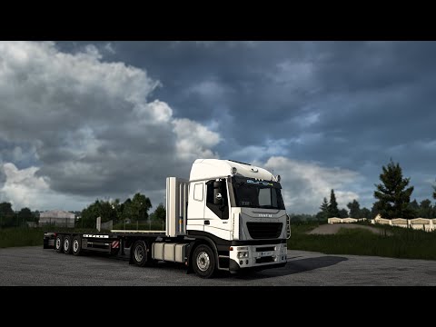 Realistic Driving Iveco Stralis 420 Euro Truck Simulator 2 POV Drive 4K 1.53+Wheel Cam