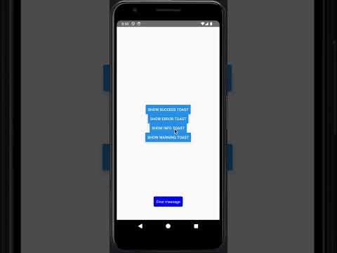 Toast Message Preview