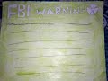 FBI Warning Screen Home Video 1997 2000 DVD