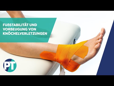 Fußstabilität und Vorbeugung von Knöchelverletzungen | Medical Taping | PhysioTape