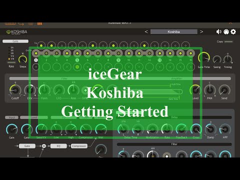 iceGear Koshiba - Tutorial: Exploring the app Part 1, Getting started