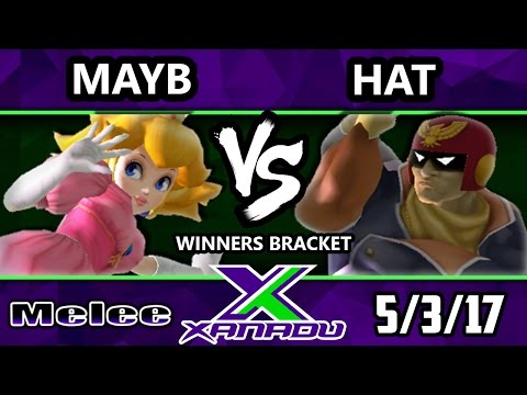 Xanadu 200 - Mayb (Peach) Vs. Hat (Captain Falcon, Sheik) SSBM Tournament - Smash Melee