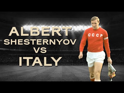 Albert Shesternyov vs Italy | 1968 UEFA Euros Semi-Final | All touches & actions
