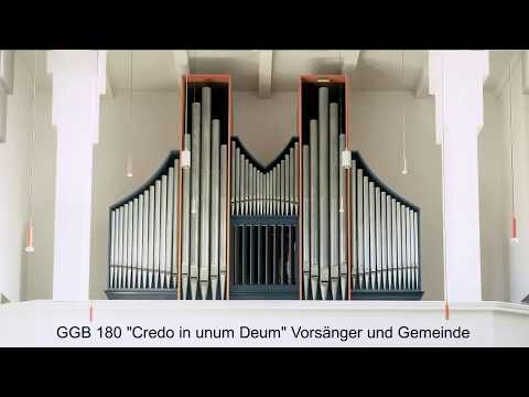 GGB 180 "Credo in unum Deum" -Vorsänger und Gemeinde