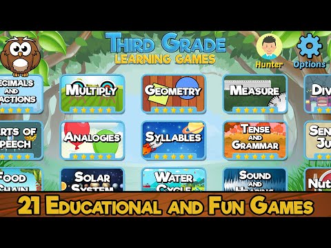 Third Grade Learning Games video