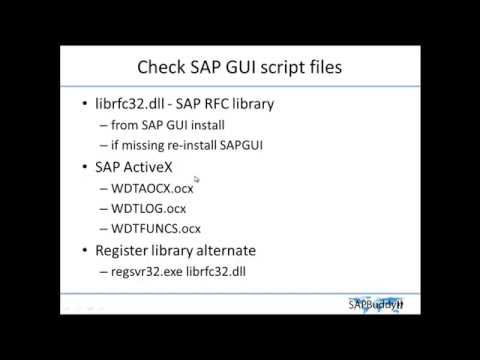 3  Prerequisite  for SAP Excel integration