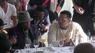 Joe Jackson, meet Chris Brown in Cannes after dissing him a few minutes before